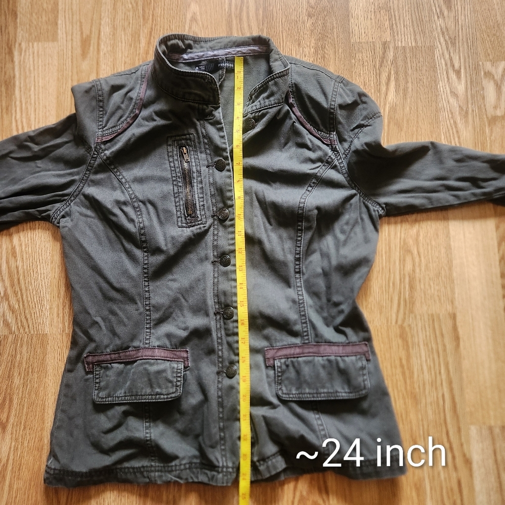 Maurices Khaki Button-Up Jacket - Picture 9 of 10